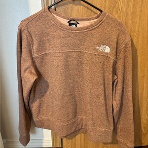 The North Face Tan Crewneck Sweatshirt